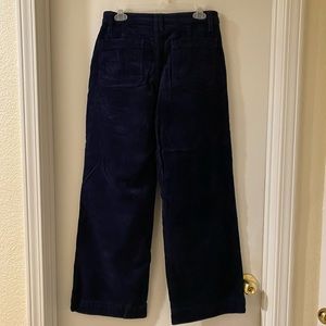 a.n.a Navy Cropped Wide Leg Pant